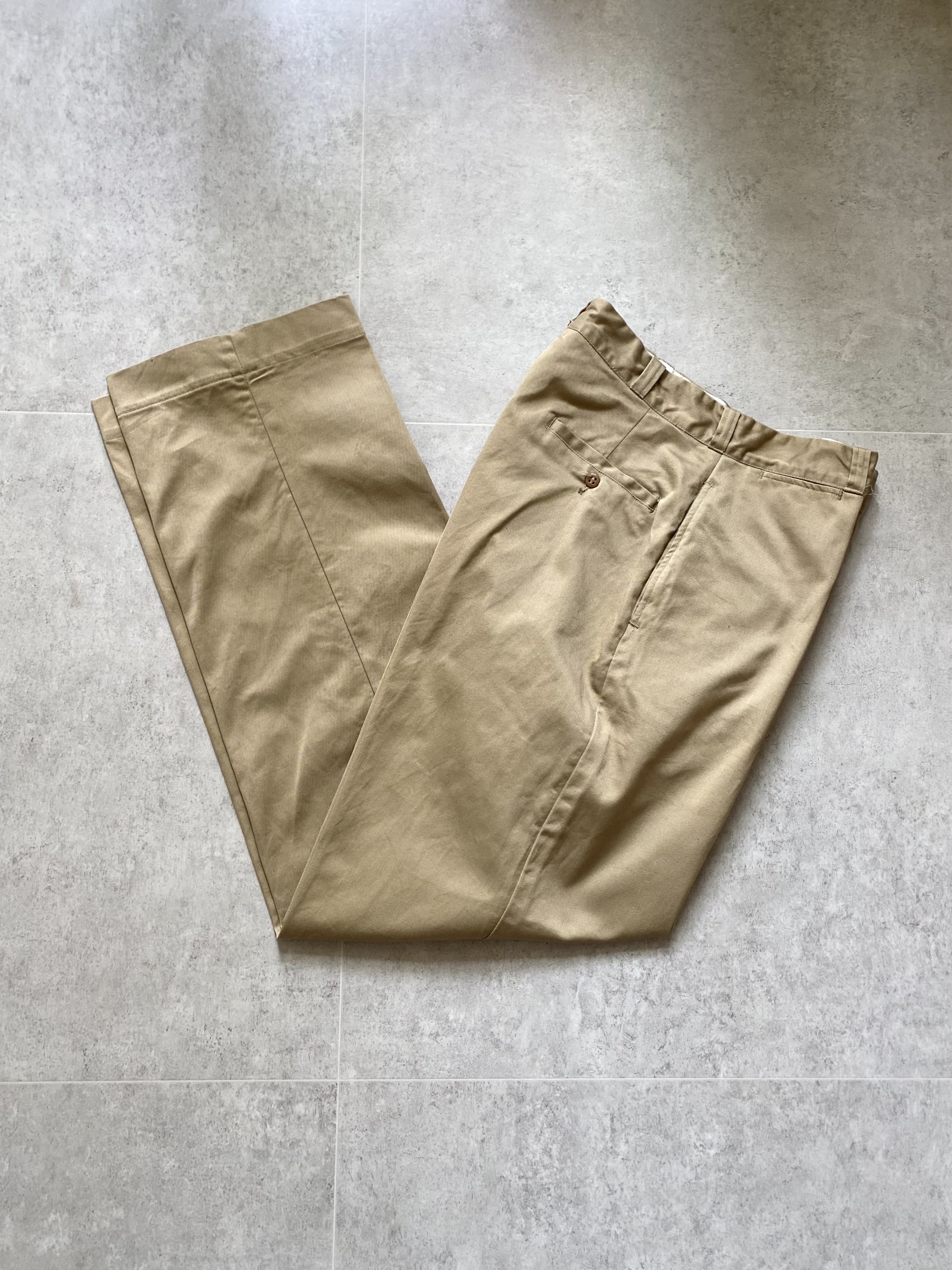 1950&#039;s U.S. Army Khaki Officer Trousers 30~31 Size - 체리피커