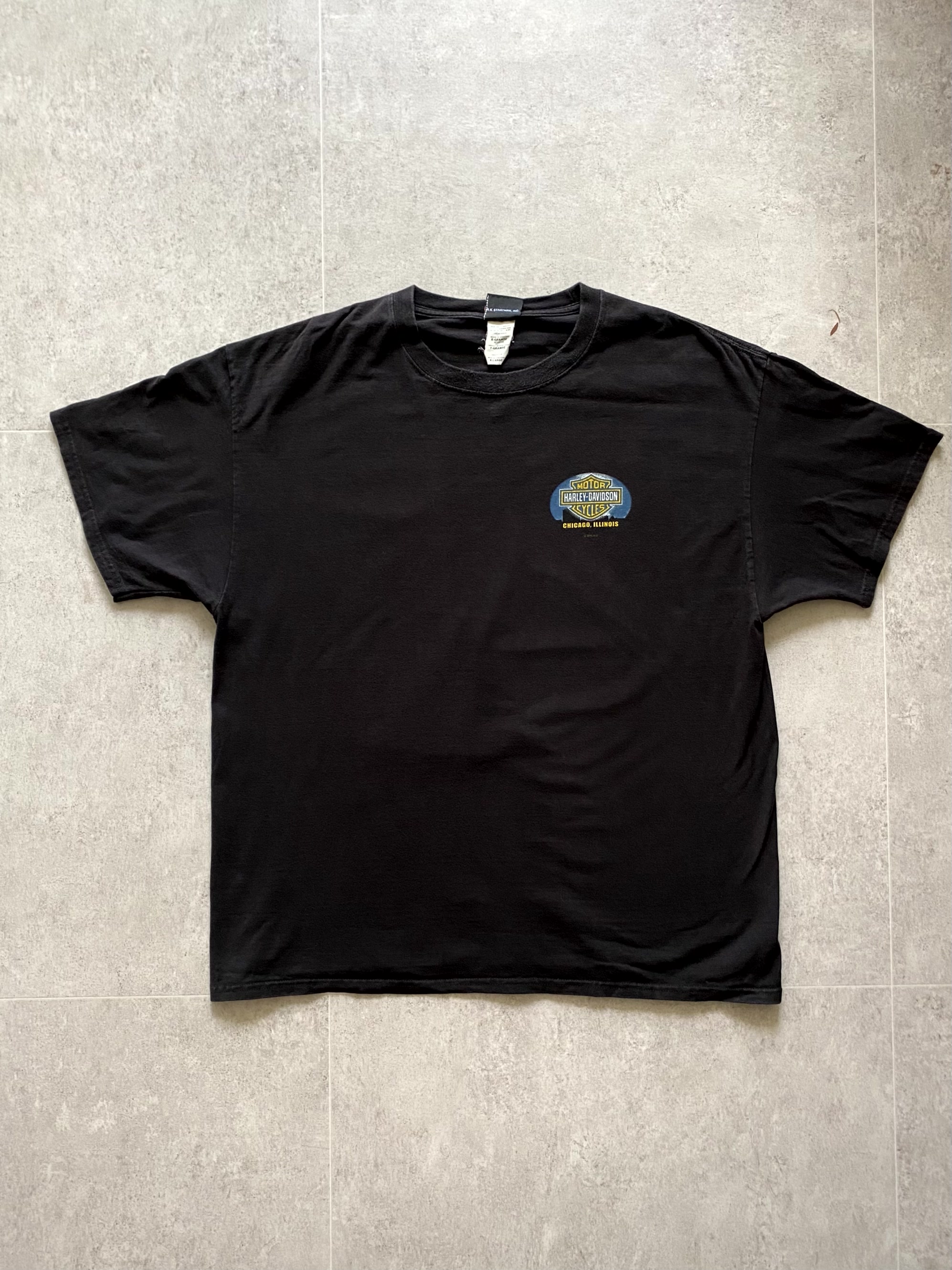 Harley Davidson &#039;Chicago Illinois&#039; Short Sleeve T-Shirt XL(100~105) - 체리피커