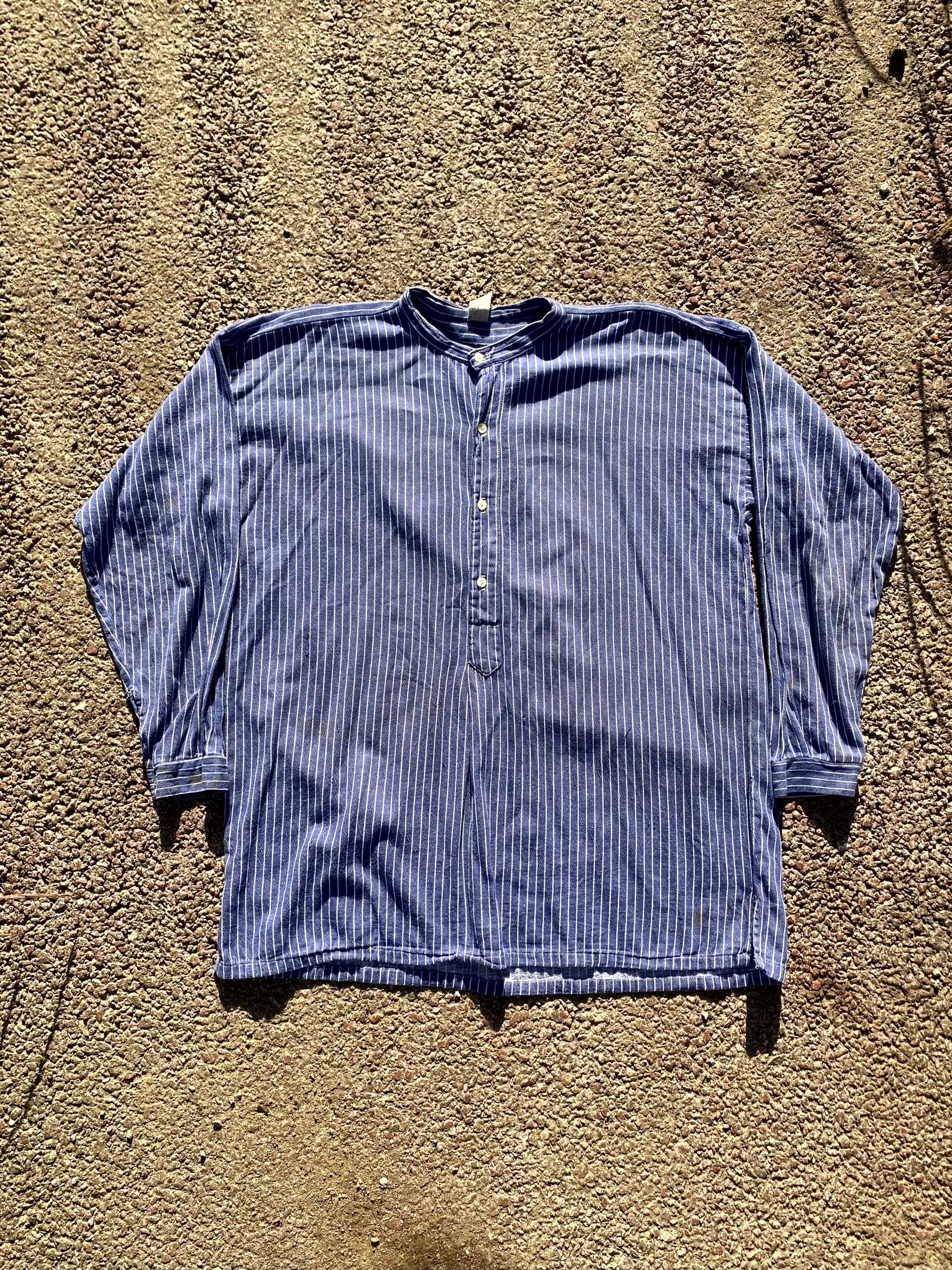 90&#039;s European Fisherman Pullover Shirt ~110 Size - 체리피커