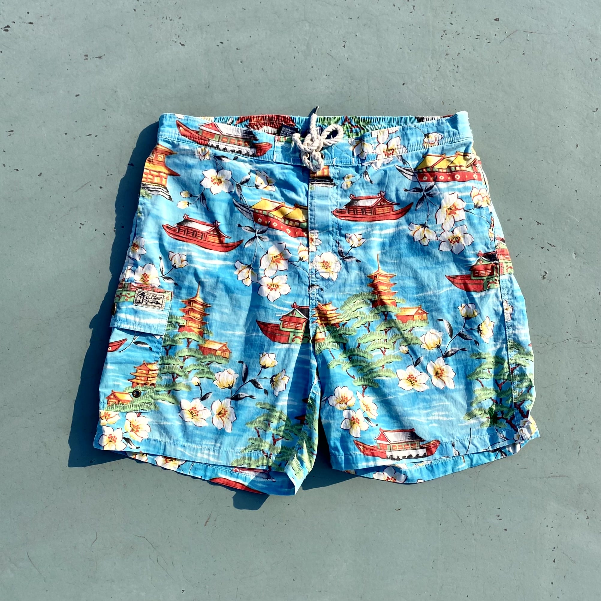 Polo Ralph Lauren Oriental Pattern Swim Shorts L(33~35) - 체리피커