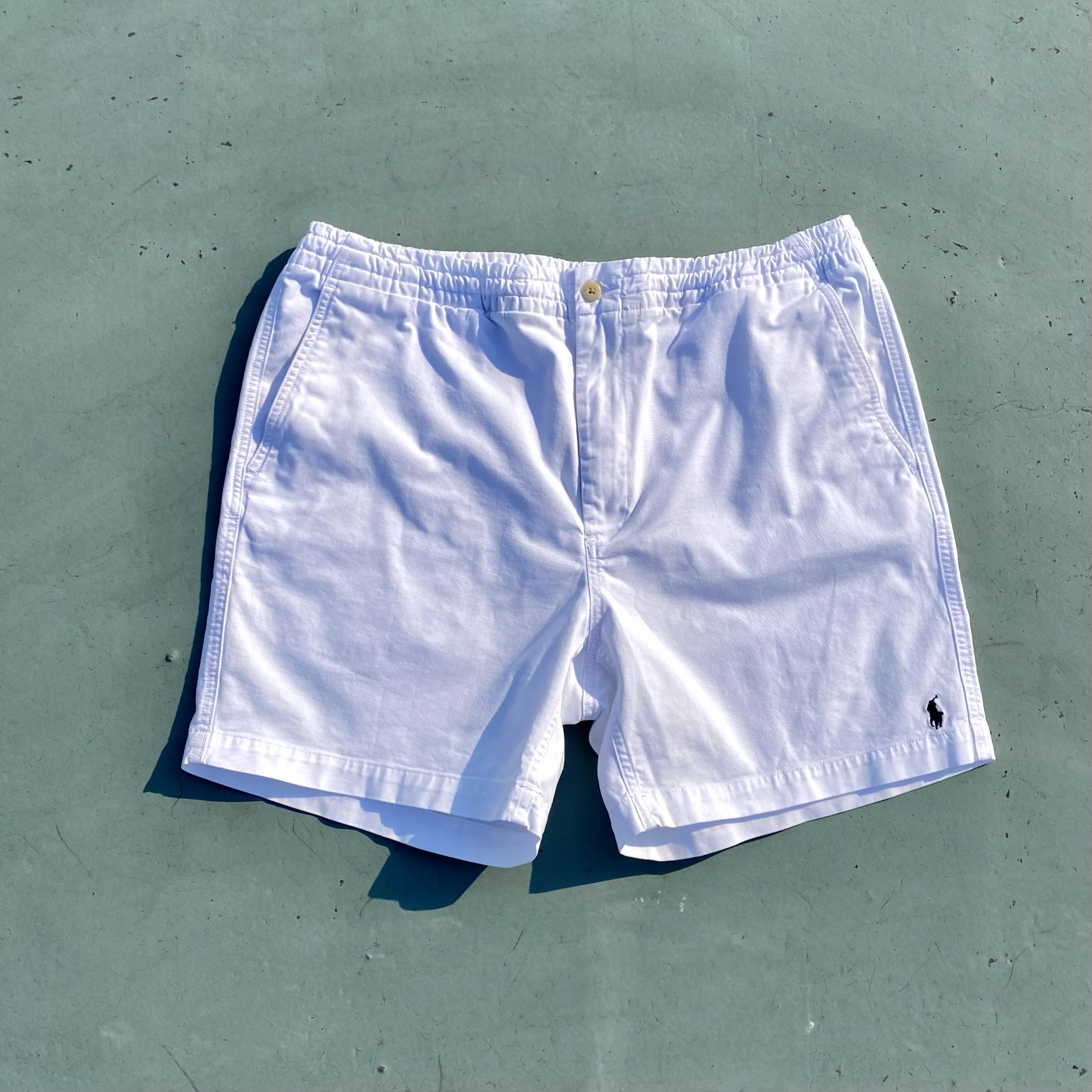 Polo Ralph Lauren White Prepster Shorts XL(34~36) - 체리피커