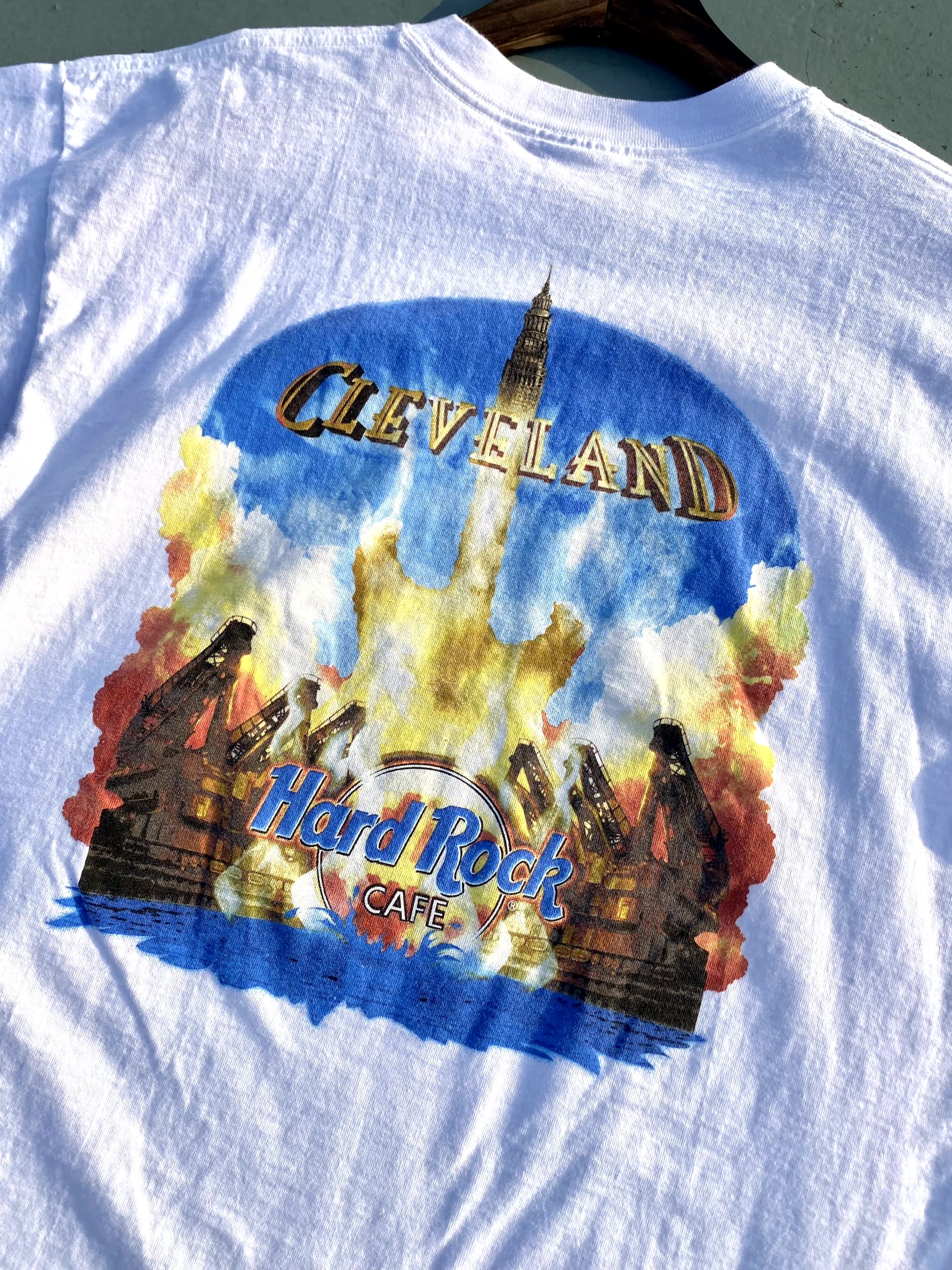 Hard Rock Cafe &#039;CREVELAND&#039; T-Shirt XL(100~105) - 체리피커