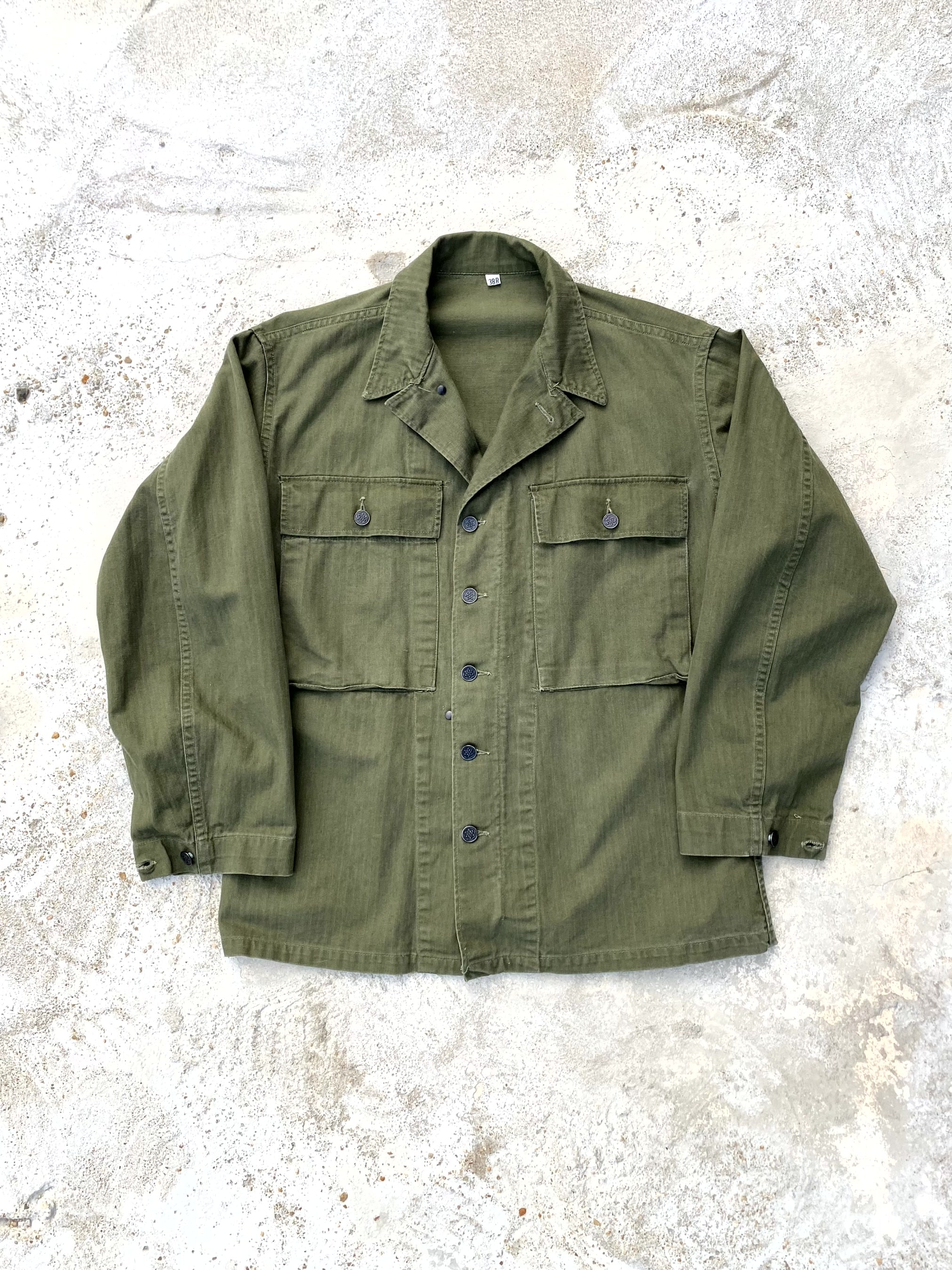 40&#039;s U.S Army M-43 HBT Shirt 38R(~105) - 체리피커