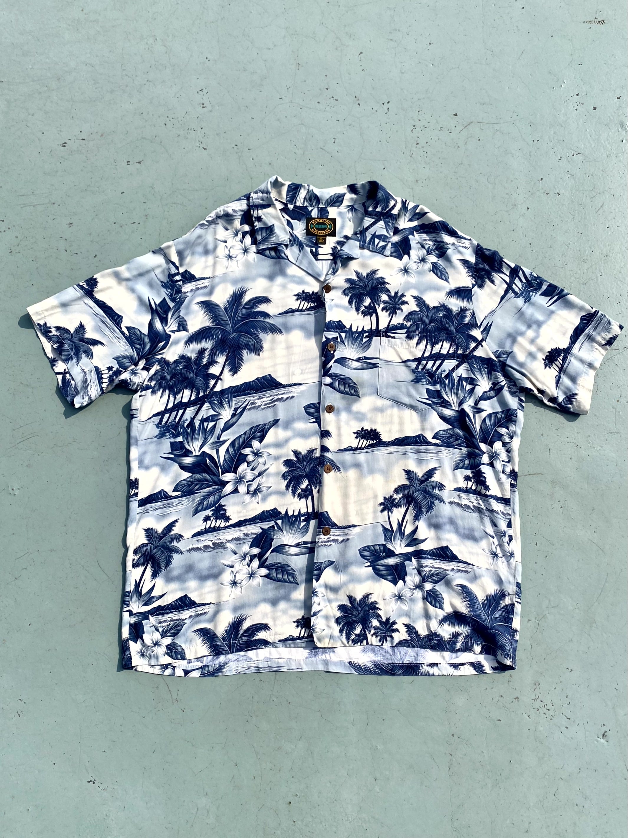 90&#039;s HAWAIIAN COLLECTION Hawaiian Shirt XL(~108) Made In Hawaii U.S.A. - 체리피커