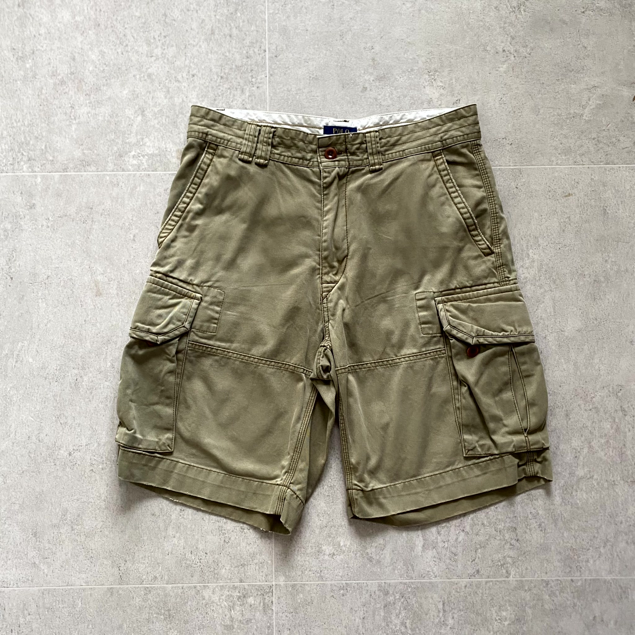Polo Ralph Lauren Military Cargo Shorts 33 Size - 체리피커