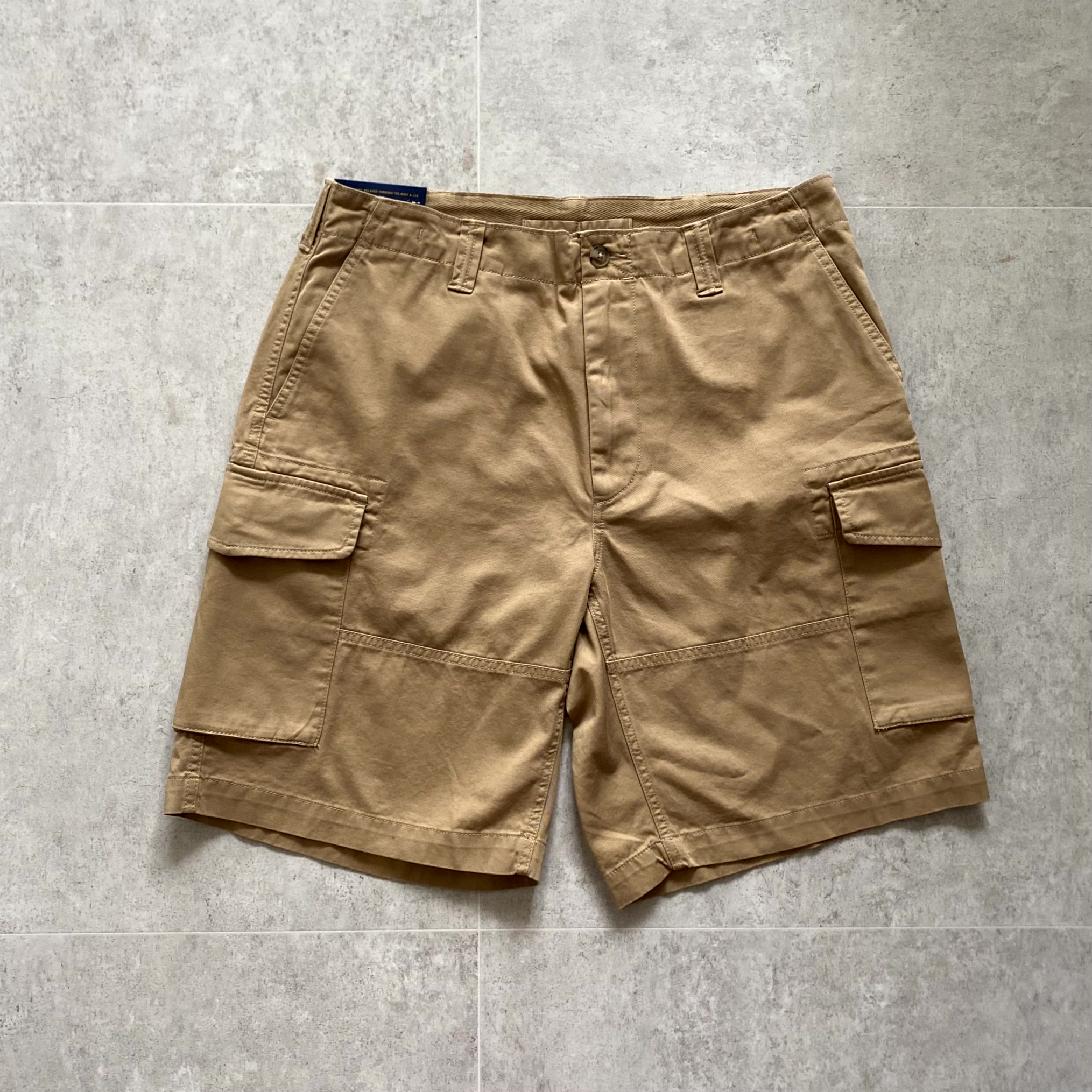Polo Ralph Lauren Khaki Cargo Half Pants 35~36 Size - 체리피커