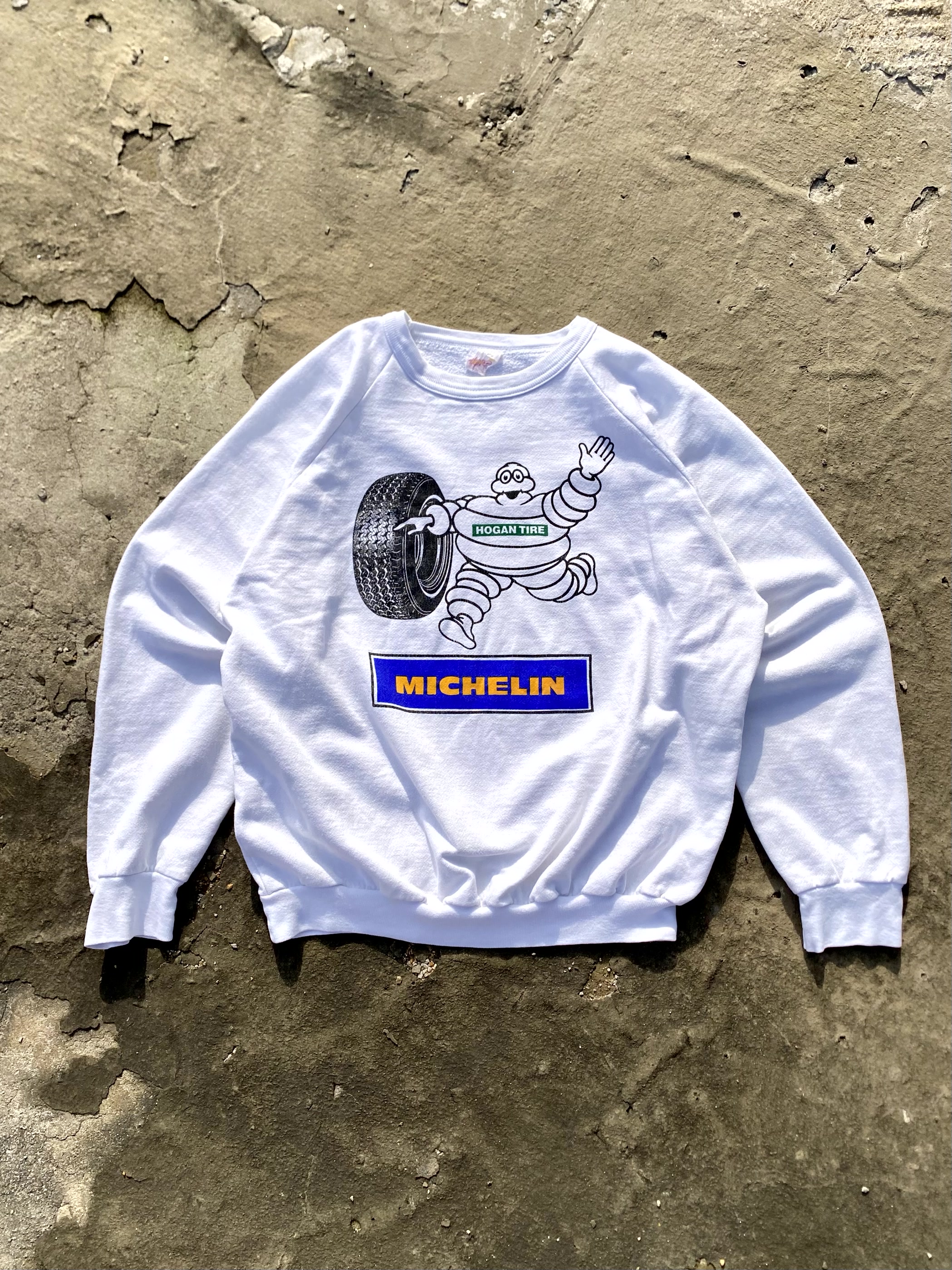 80&#039;s Vintage MICHELIN Sweatshirt 100~105 Size - 체리피커