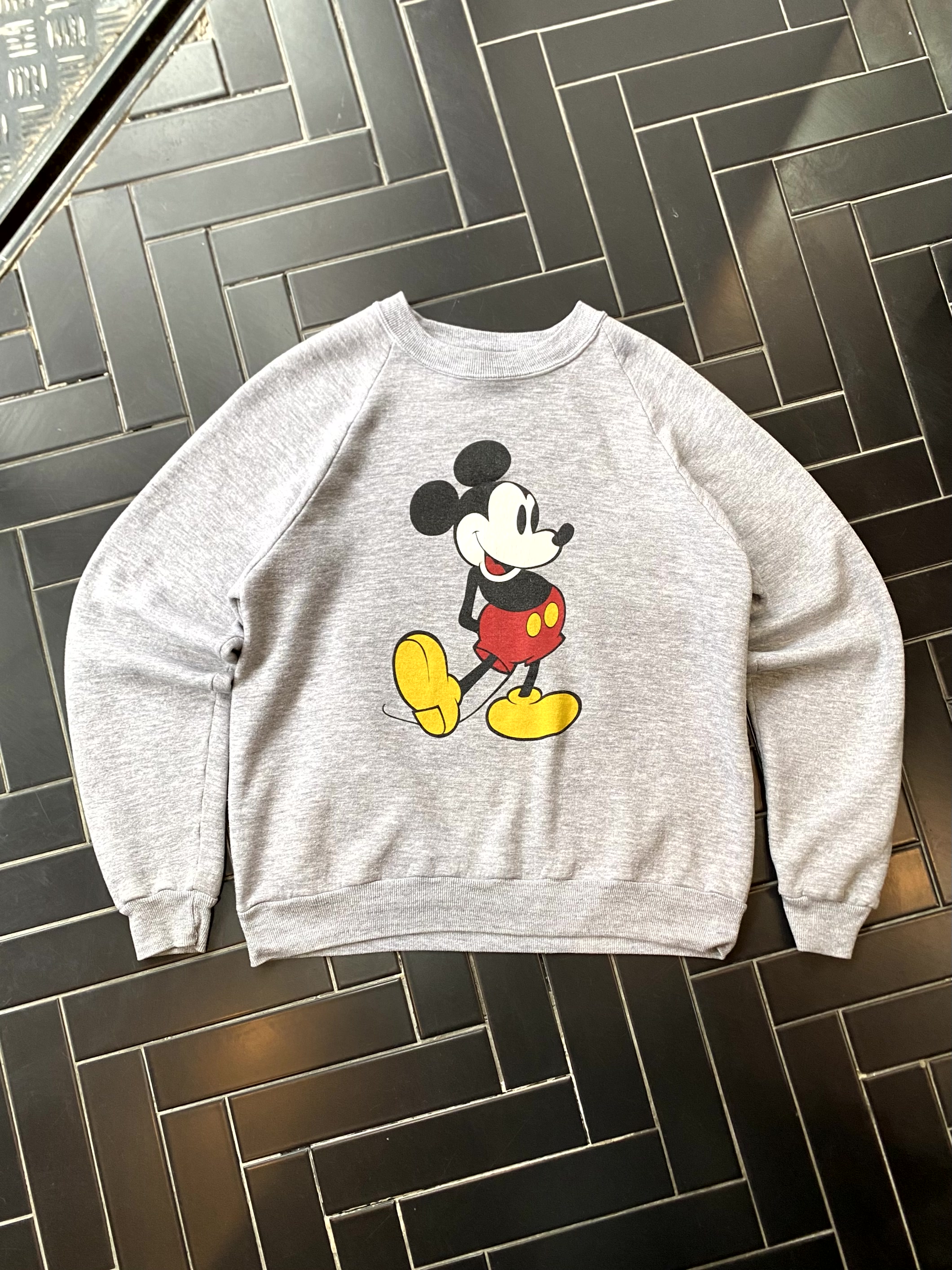 80&#039;s Walt Disney Original Mickey Mouse Sweatshirt L(100) - 체리피커
