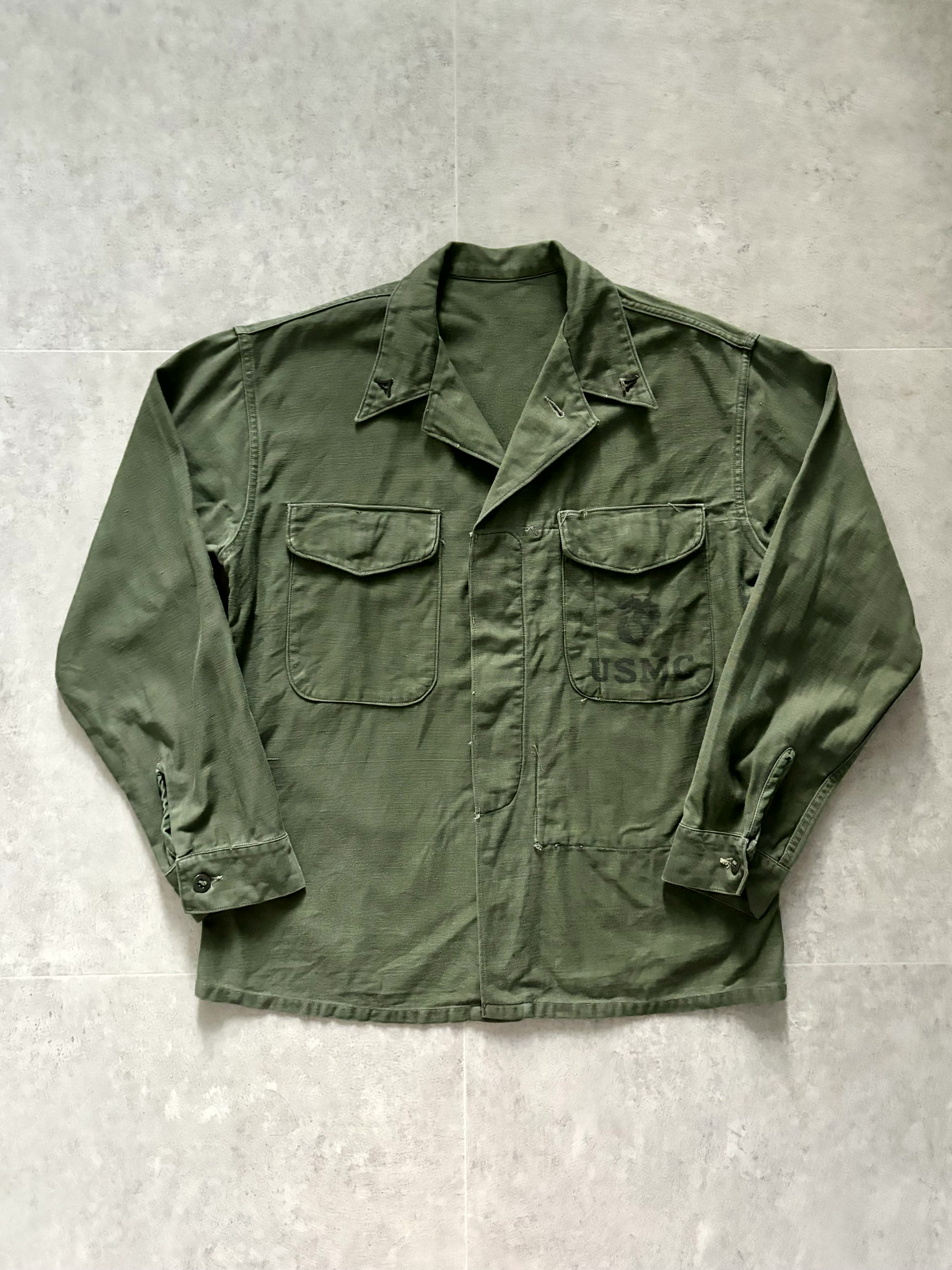 50&#039;s USMC P-56 Utility Shirt 38(100~105) - 체리피커