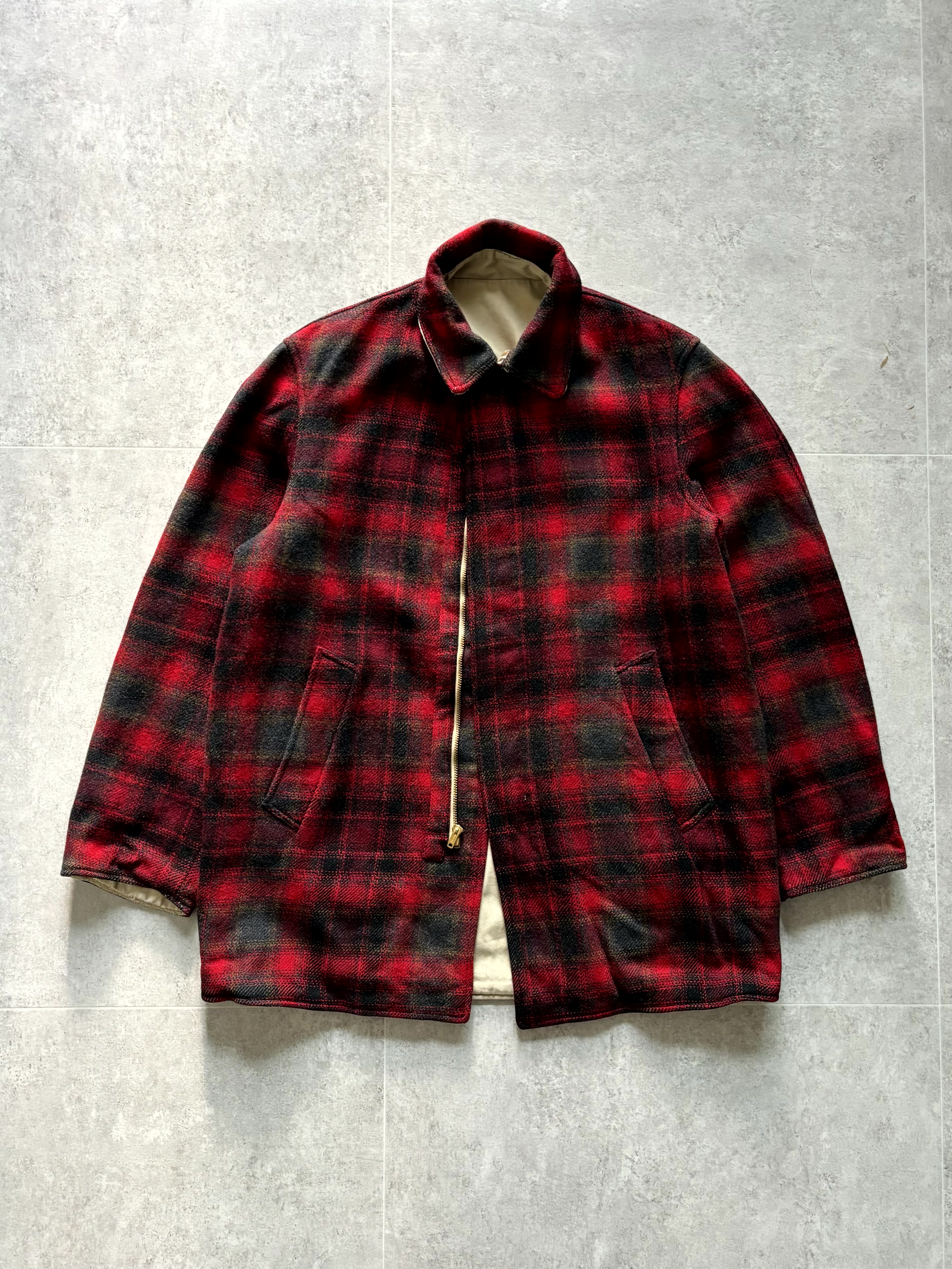 60&#039;s Pendleton Pure Virgin Wool Reversible Jacket 100~103 Size - 체리피커