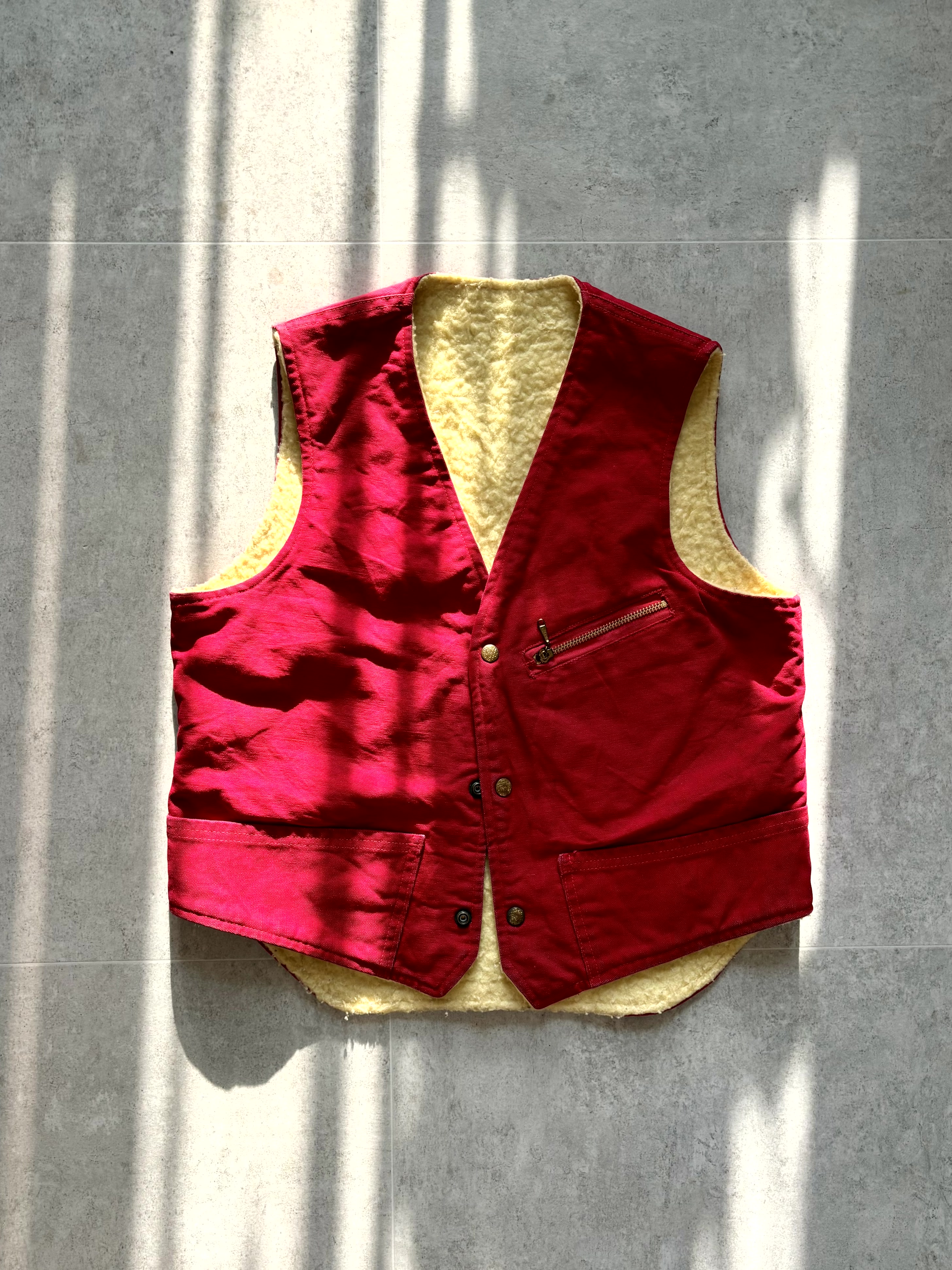 60&#039;s Carter&#039;s Sherpa Reversible Vest 100~103 Size - 체리피커