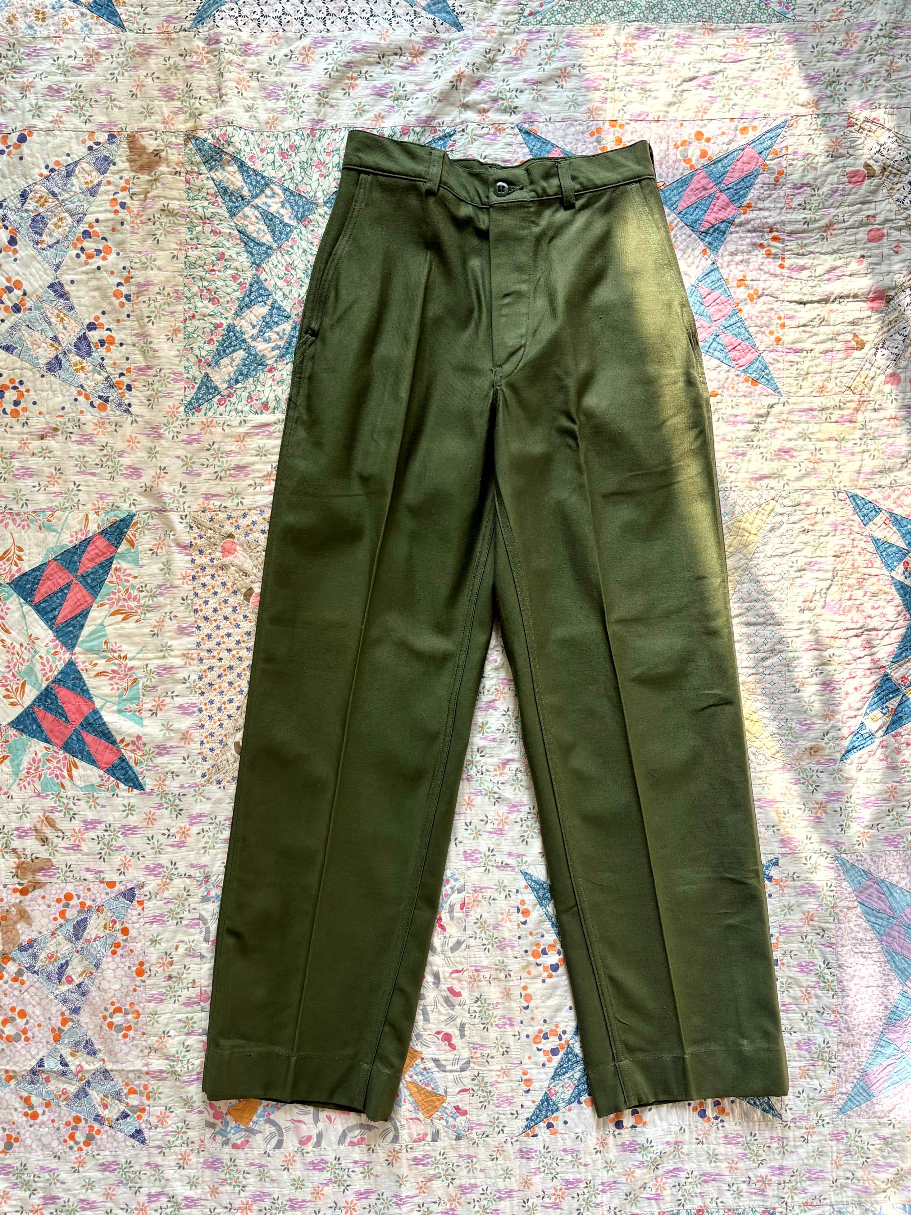(Deadstock) 60&#039;s USMC P-56 Field Trousers 28 Size - 체리피커