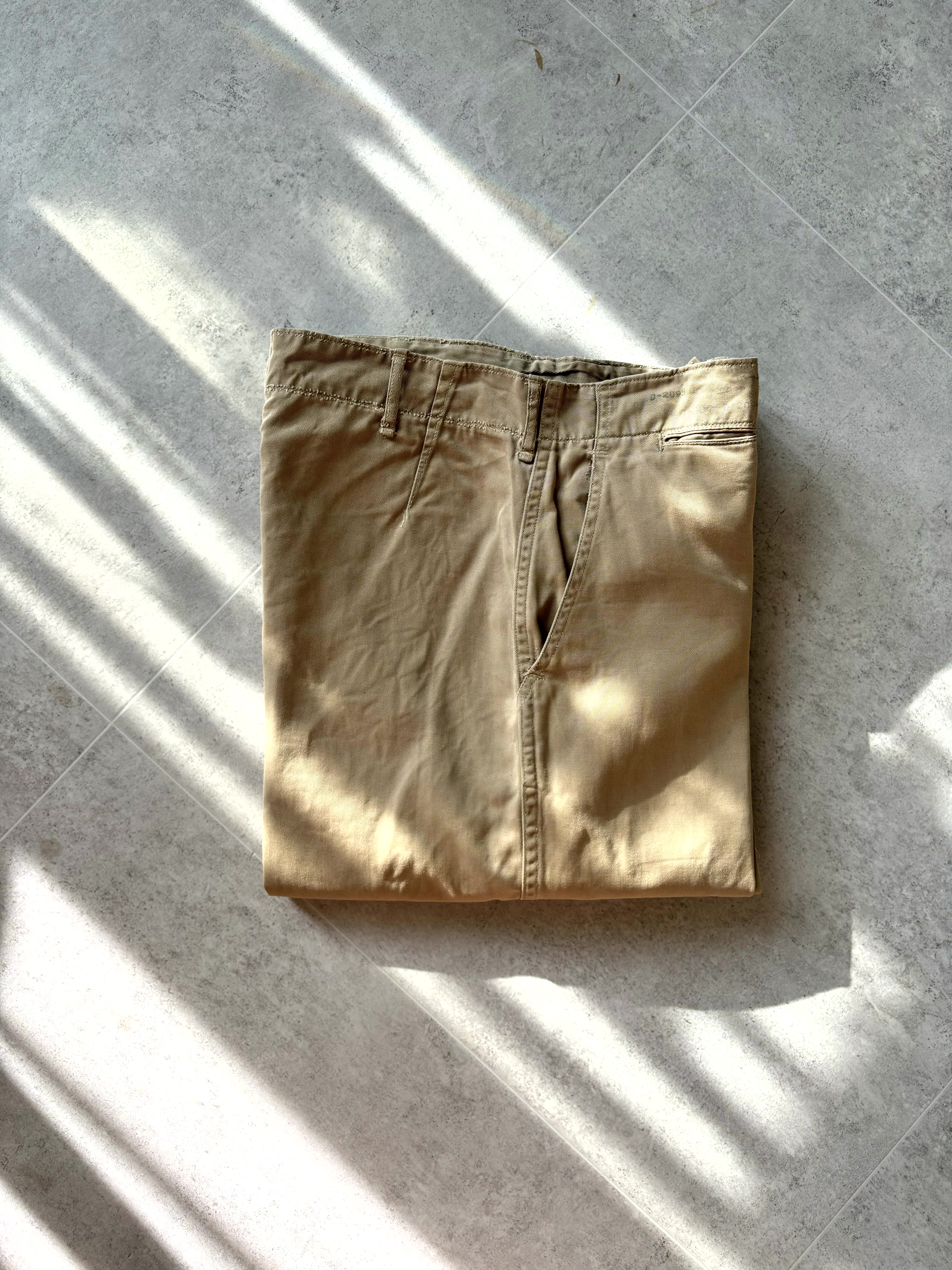 50&#039;s U.S. Army Khaki Officer Chino Trousers 30 Size - 체리피커