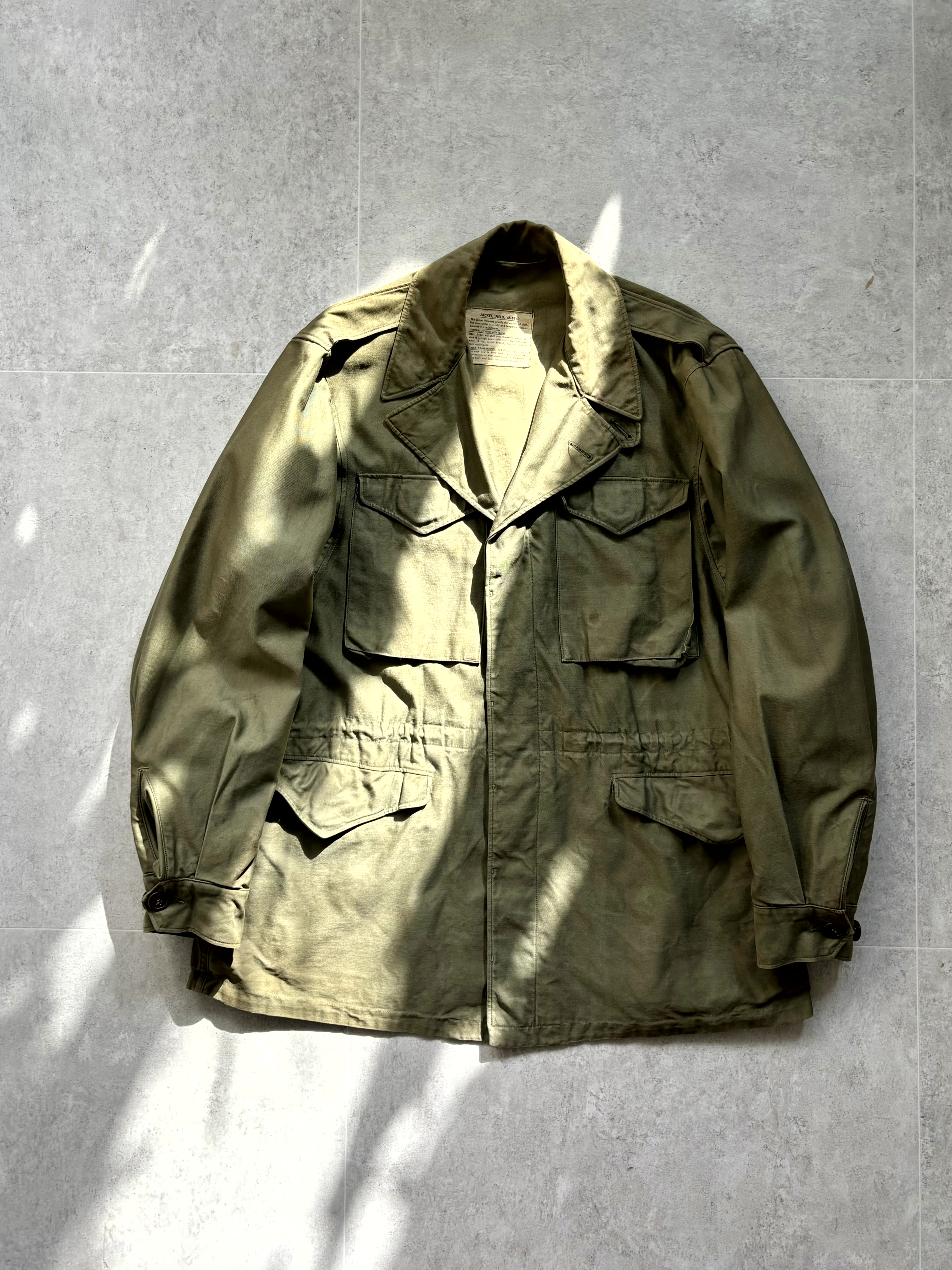 40&#039;s WW2 U.S. Army M-43 Field Jacket 100~105 Size - 체리피커