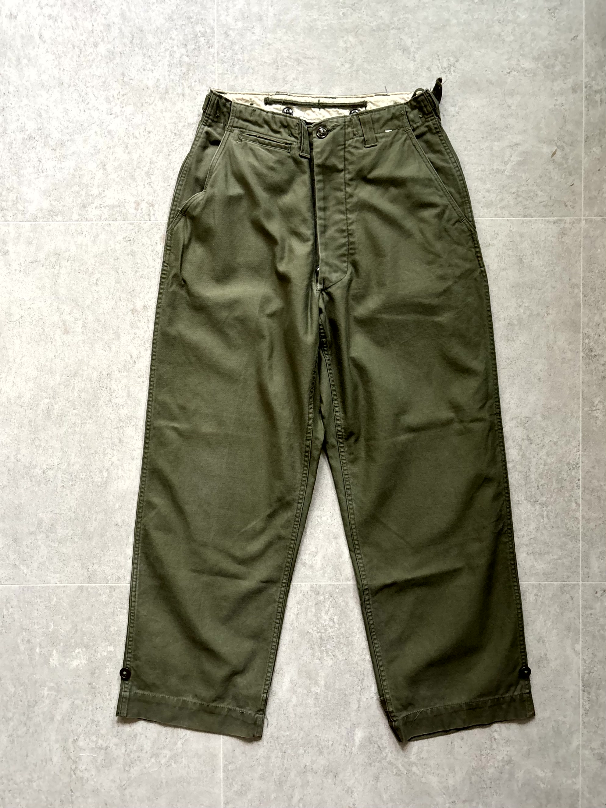 40&#039;s WW2 U.S. Army M-43 Field Trousers 28~30 Size - 체리피커