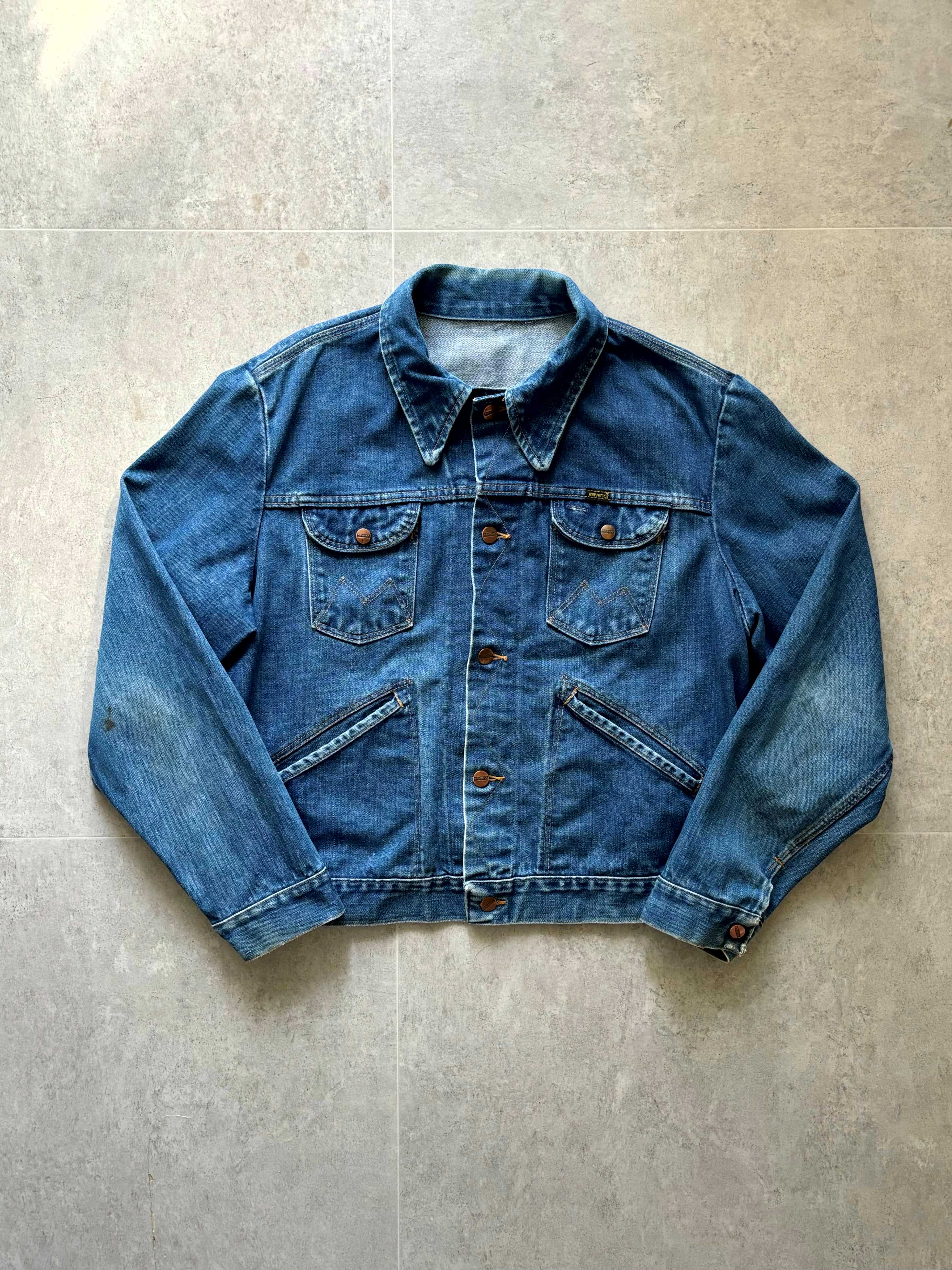 70&#039;s BLUE BELL by Wrangler Maverick Denim Jacket ~105 Size - 체리피커
