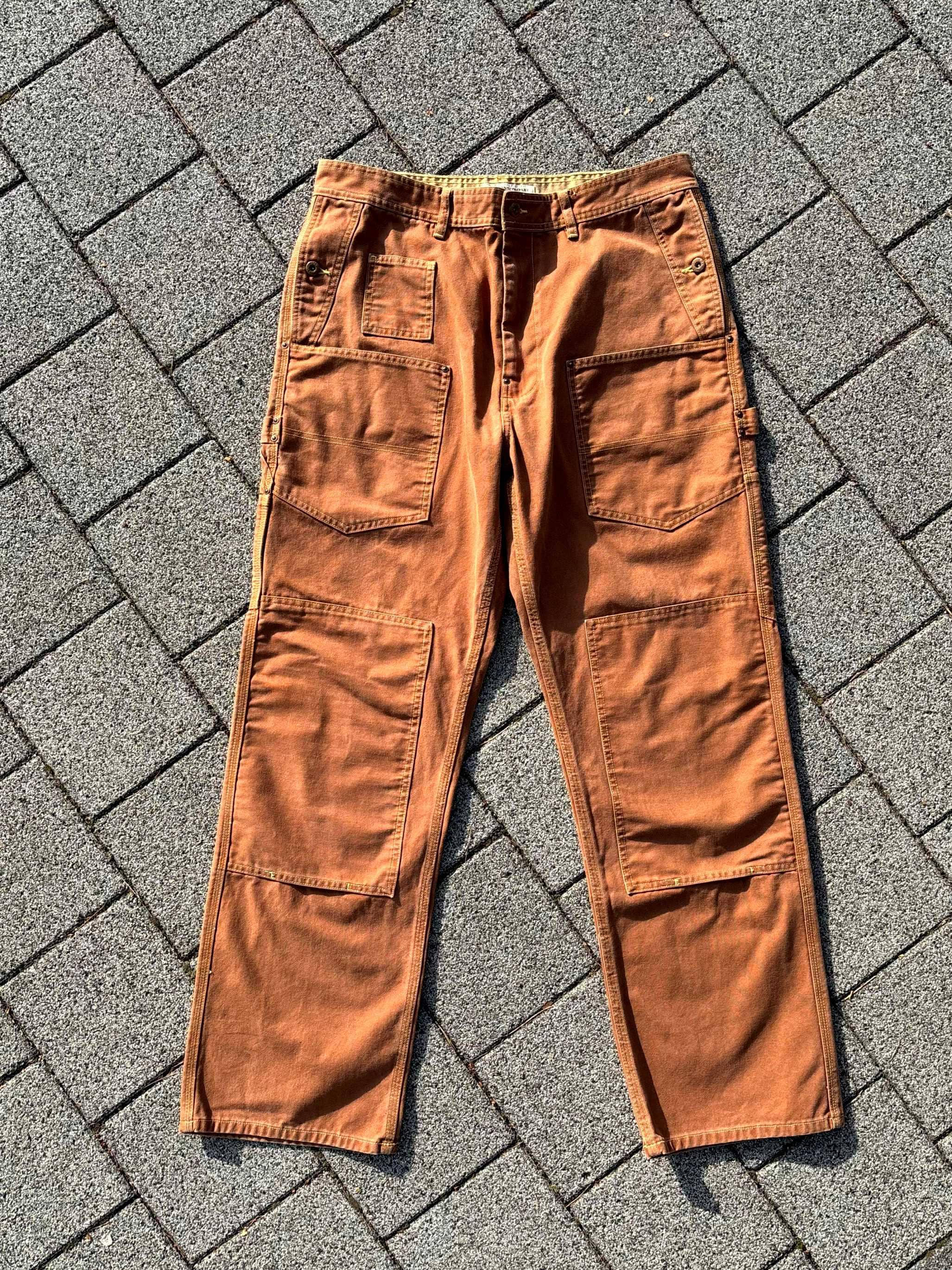 90&#039;s Polo Jeans Co. Canvas Double Knee Carpenter Pants 38 Size - 체리피커