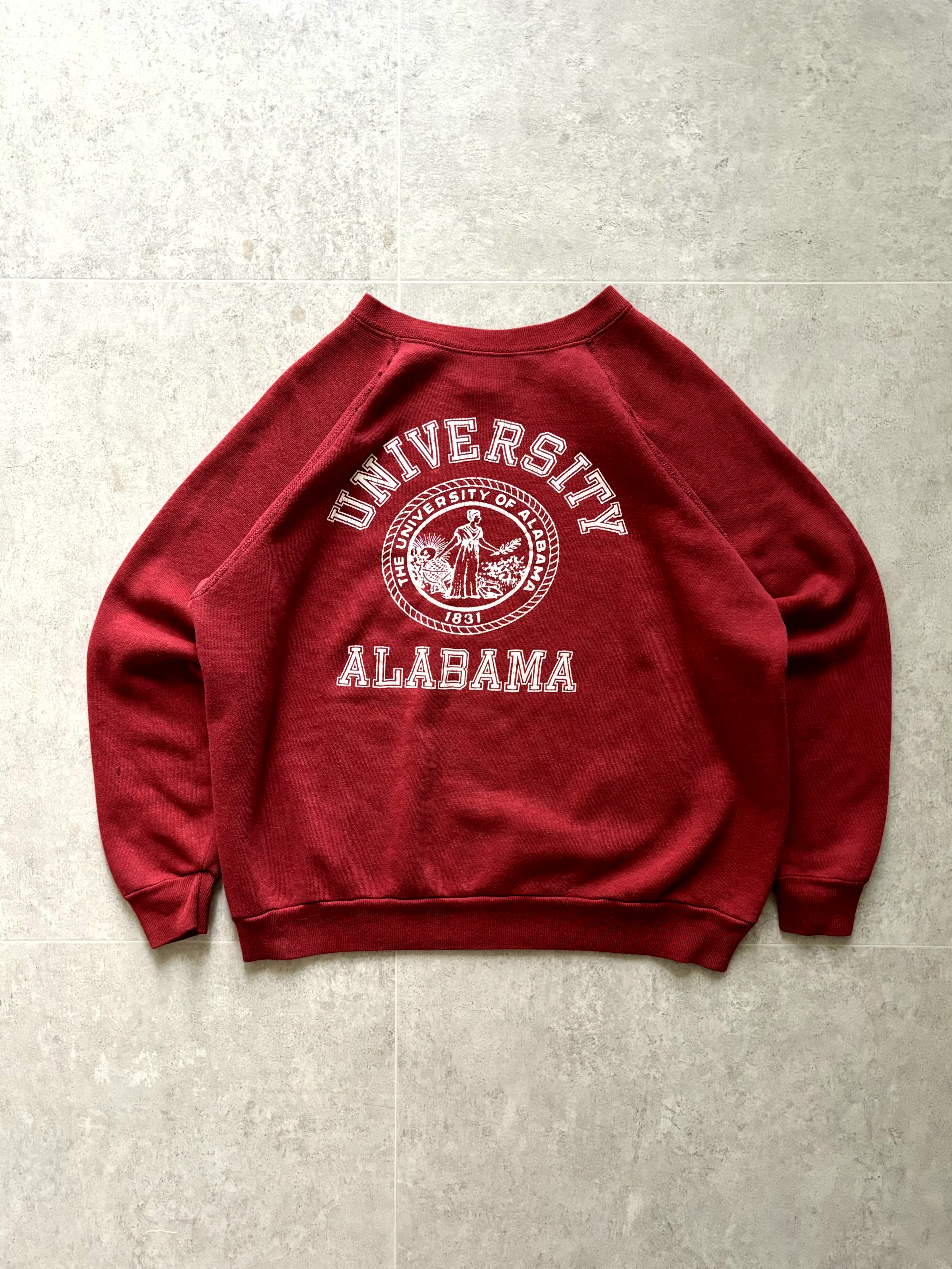 80&#039;s ALABAMA Univ. Vintage Sweatshirt 100~103 Size - 체리피커